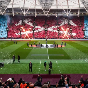 Stadionübersicht vom Spiel West Ham United gegen Eintracht Frankfurt