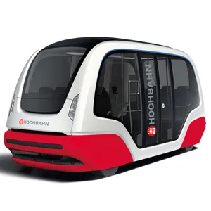 Ein elektrischer Kleinbus der Hochbahn.