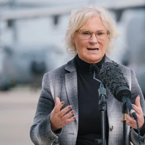 Bundesverteidigungsministerin Christine Lambrecht (SPD).