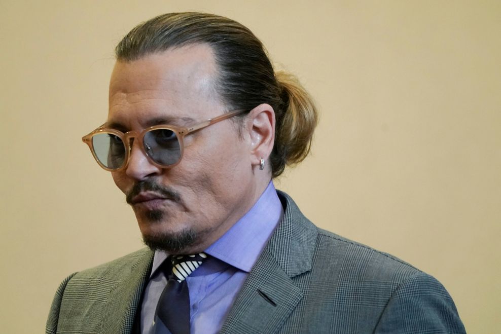 Johnny Depp bei der Verhandlung am 4. Mai.