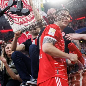 Niklas Süle bei den Bayern-Fans