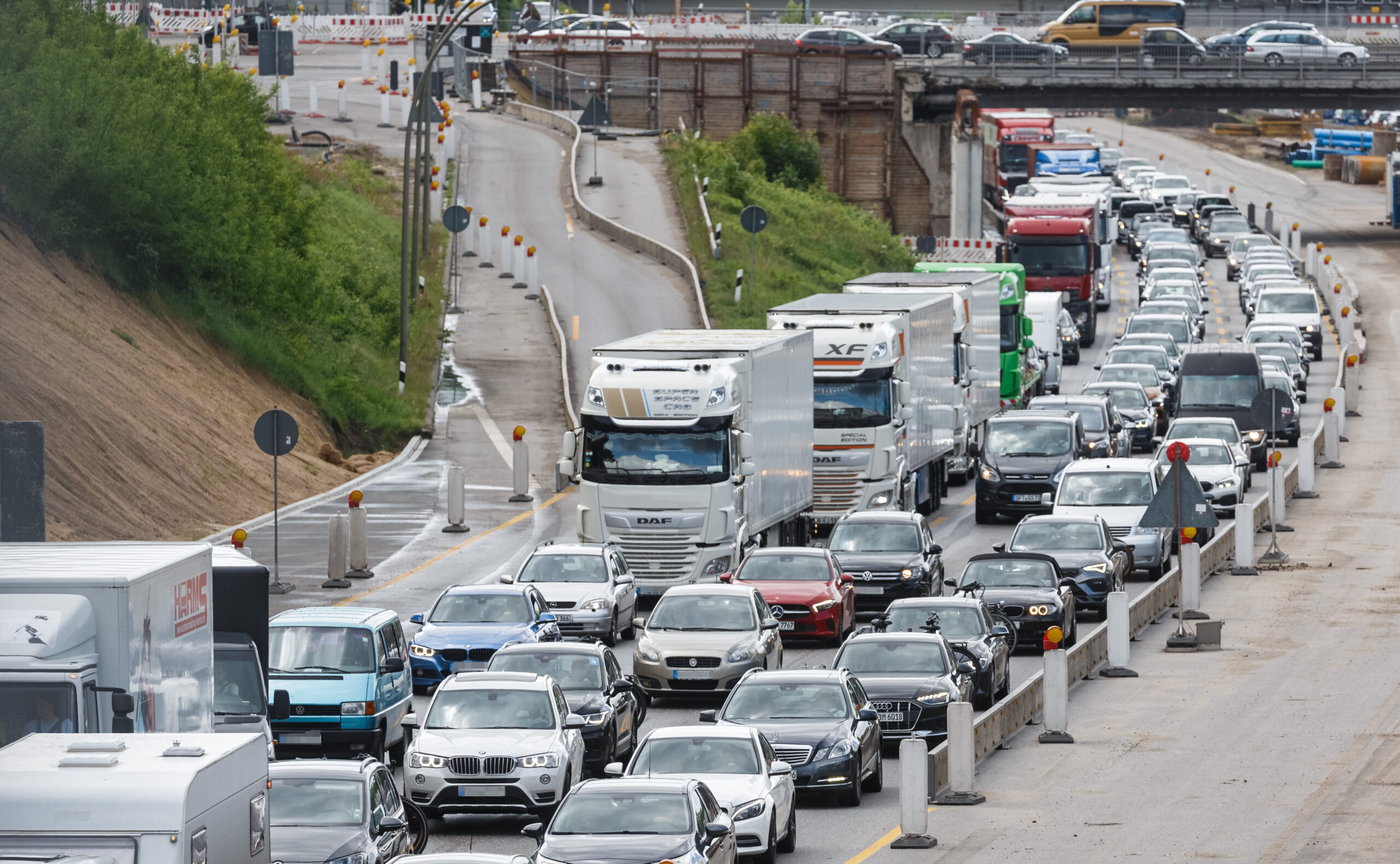 Stau auf der A7