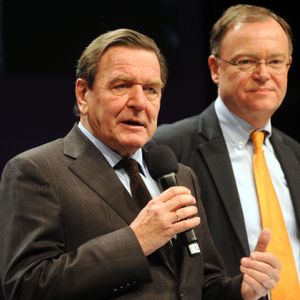 Gerhard Schröder und Stephan Weil