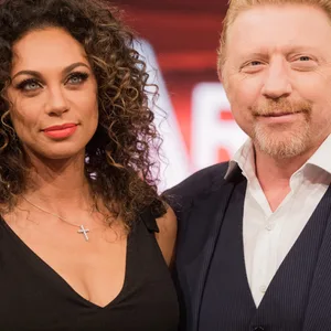 Boris Becker mit seinem von ihm getrennt lebenden Ehefrau Lilly (Archivbild).