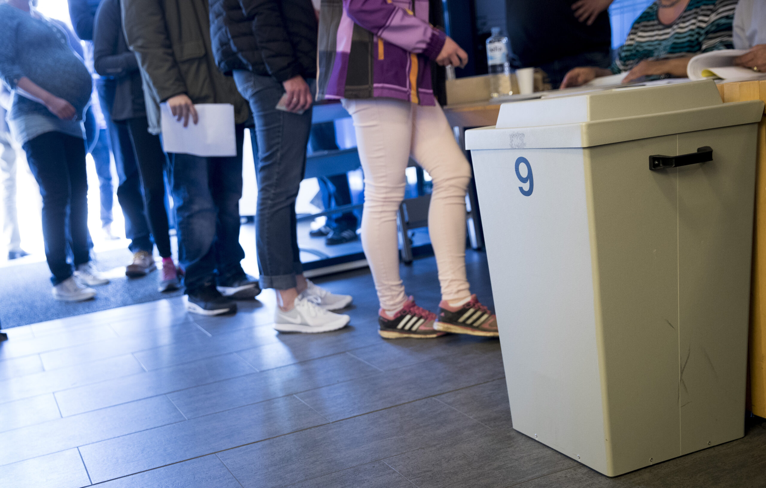 Im Wahllokal in Eckernförde ist am Sonntagmittag ein Mann gestorben.