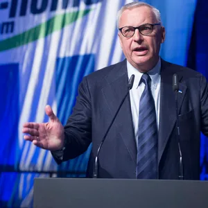 Werner Gegenbauer am Mikrofon
