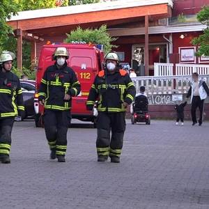 Die Feuerwehr war mit einem Großaufgebot im Einsatz.