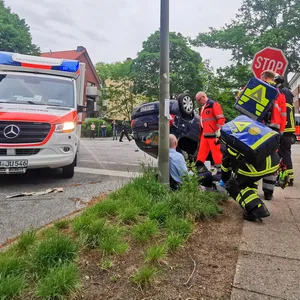 Unfall in Hamburg Wandsbek