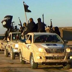 Fahrzeugkonvoi der Terrormiliz Islamischer Staat (undatiertes Foto)