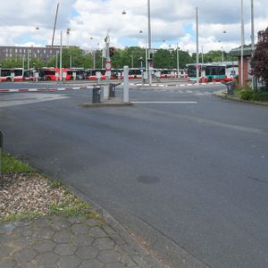 Der Busbetriebshof der Hochbahn an der Wendemuthstraße in Wandsbek