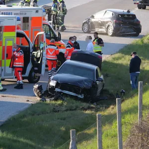 Die Unfallstelle auf der A21 bei Trappenkamp.