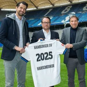 Die „HanseMerkur“ wird neuer Hauptsponsor es HSV