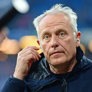 Freiburgs Trainer Christian Streich