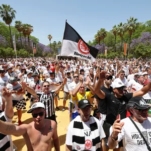 Bis zu 50.000 Frankfurter Fans sollen zum Finale in Sevilla sein.