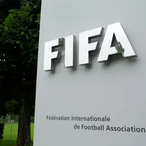 FIFA-Schriftzug vor dem Hauptquartier des Weltverbandes