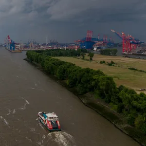 Unwetterfront Hamburg