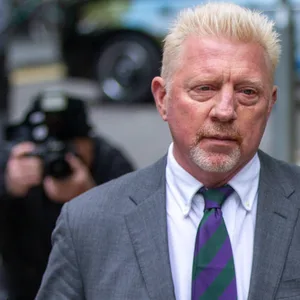 Boris Becker auf dem Weg zu Gericht.