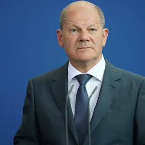 Bundeskanzler Olaf Scholz Presseunterrichtung durch Bundeskanzler Olaf Scholz und Ministerpräsident des Königreichs Belg