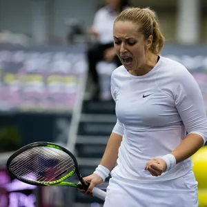 Sabine Lisicki ist am jubeln