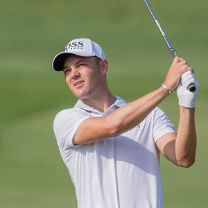 Deutscher Golfspieler Martin Kaymer bei der DP Worldtour in Dubai