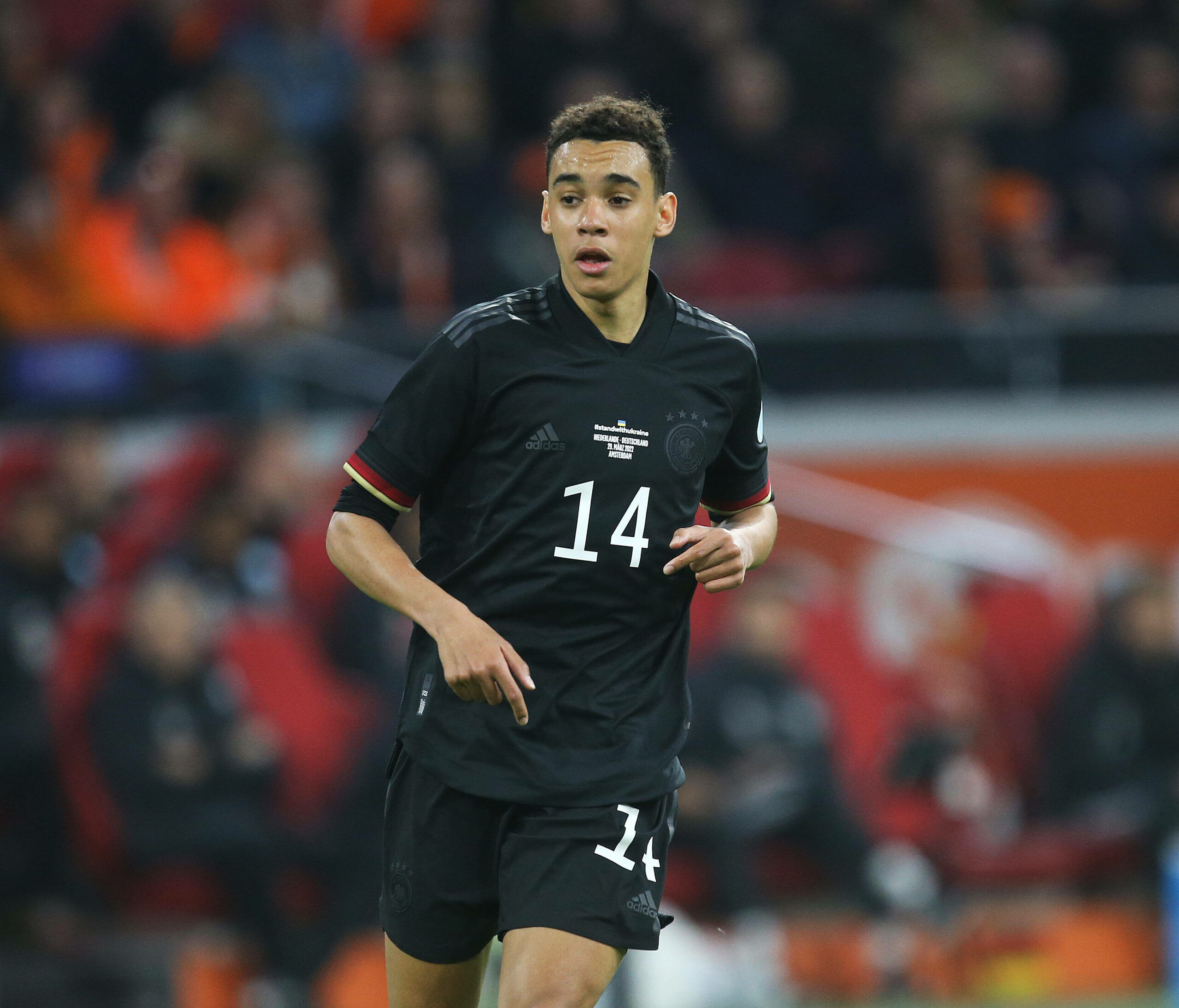 Jamal Musiala im Trikot der deutschen Nationalmannschaft