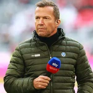 Lothar Matthäus am Mikrofon