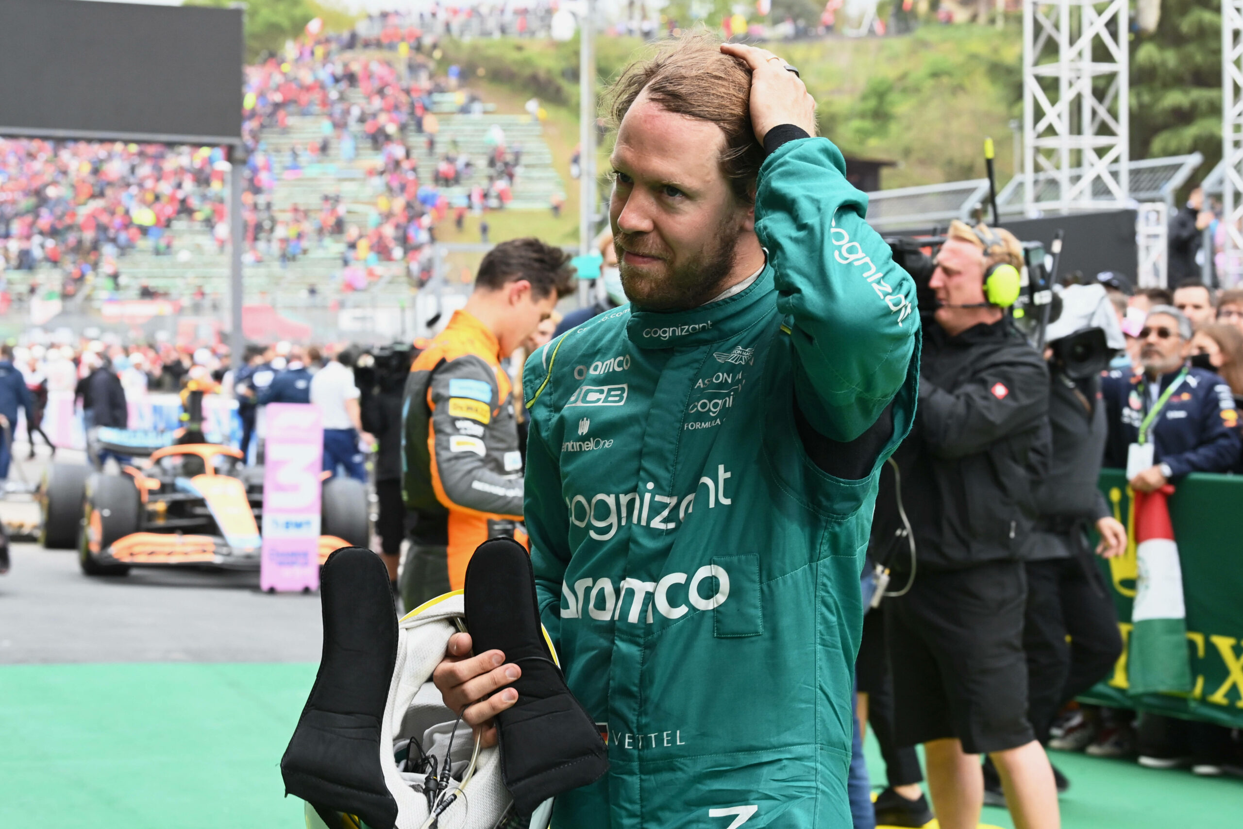 Sebastian Vettel, nachdem er am Wochenende in Imola seine ersten Punkte verzeichnen konnte