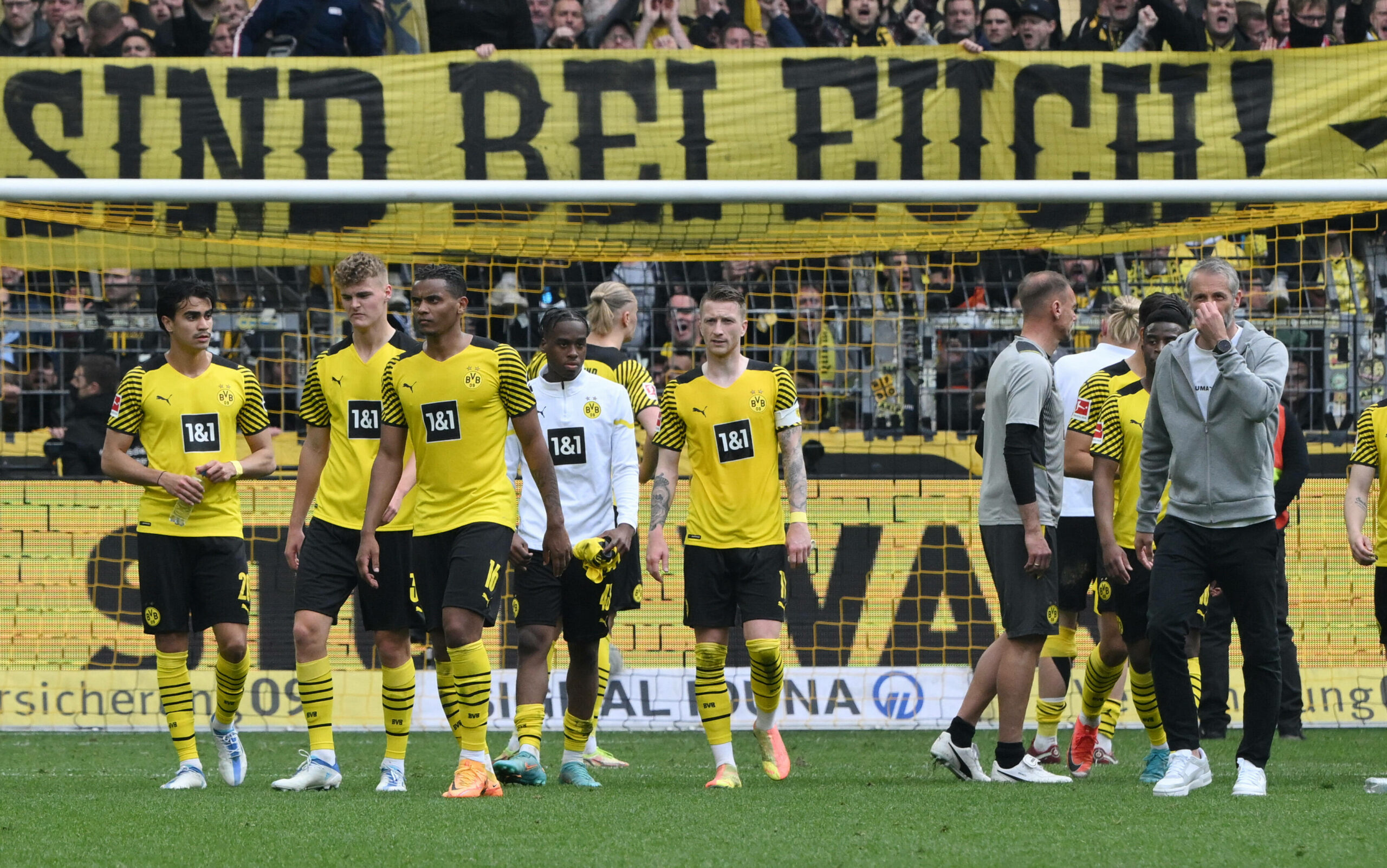 Dortmund-Spieler enttäuscht vor den Fans
