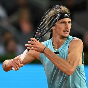 Hamburger Tennis-Star Alexander Zverev bei den Madrid Open