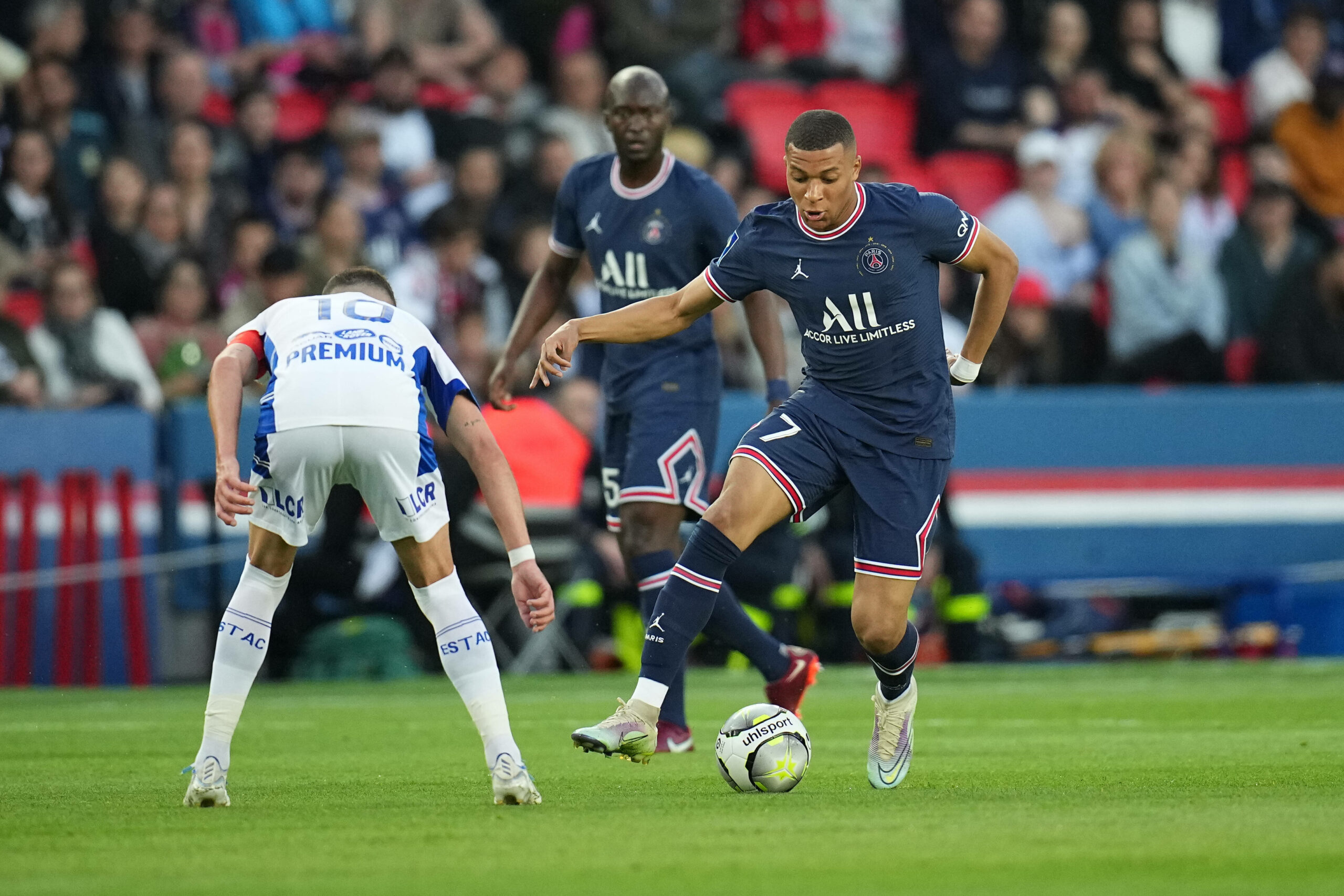 Kylian Mbappe in Aktion