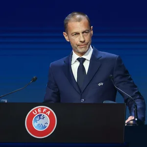UEFA-Boss Aleksander Čeferin beim Kongress der UEFA