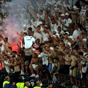 Eintracht Frankfurt Fans in Sevilla