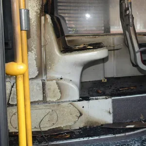 In Wandsbek fing am Donnerstagabend plötzlich ein Linienbus Feuer.