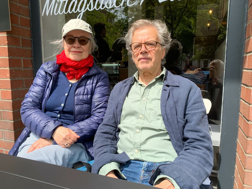 Ursula Witsch und Berno Schuckart-Witsch leben seit 40 Jahren in St. Georg.