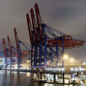 Schiffe im Hamburger Hafen
