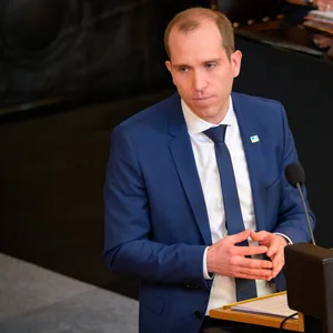 Dennis Thering, CDU-Fraktionsvorsitzender in der Hamburgischen Bürgerschaft, spricht bei einer Sitzung.
