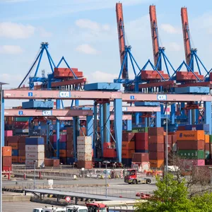 Container im Hafen