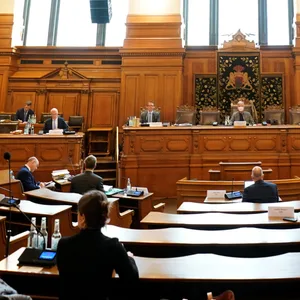 Der Parlamentarische Untersuchungsausschuss (PUA) zum Cum-Ex-Skandal tagt im Hamburger Rathaus (Archivbild).
