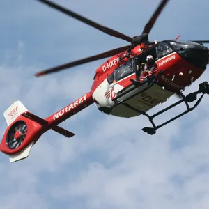 Bei dem Unfall am Samstagvormittag waren auch Rettungshubschrauber im Einsatz.
