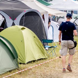 Zelte auf dem Hurricane-Festival in Scheeßel