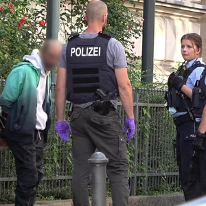 Verhaftung eines Mannes