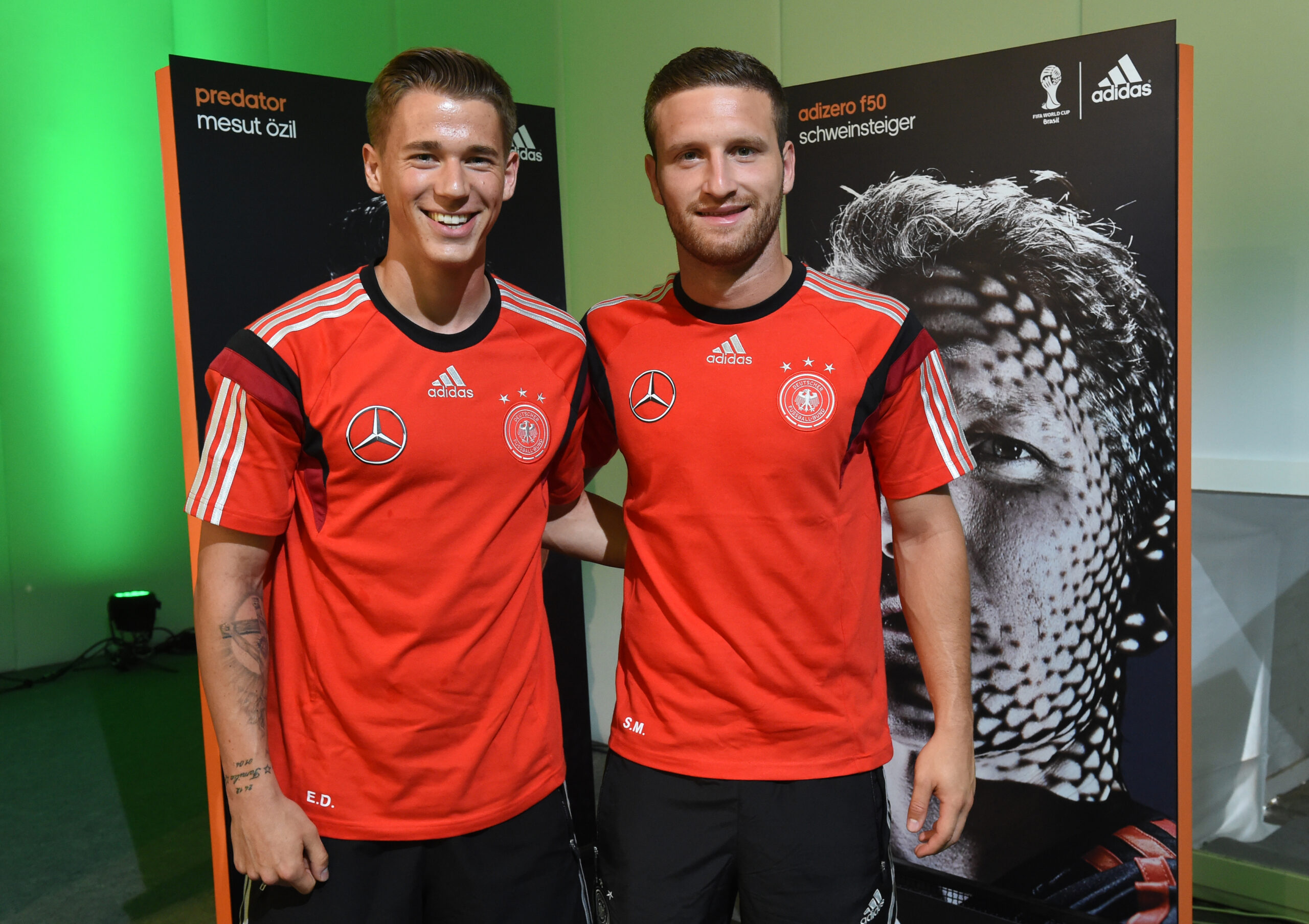 Erik Durm und Shkodran Mustafi
