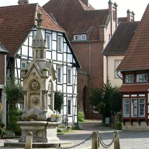 Der Marktplatz in Obernkirchen