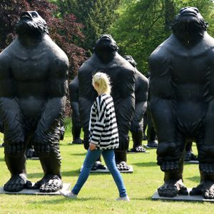 Affen-Skulpturen