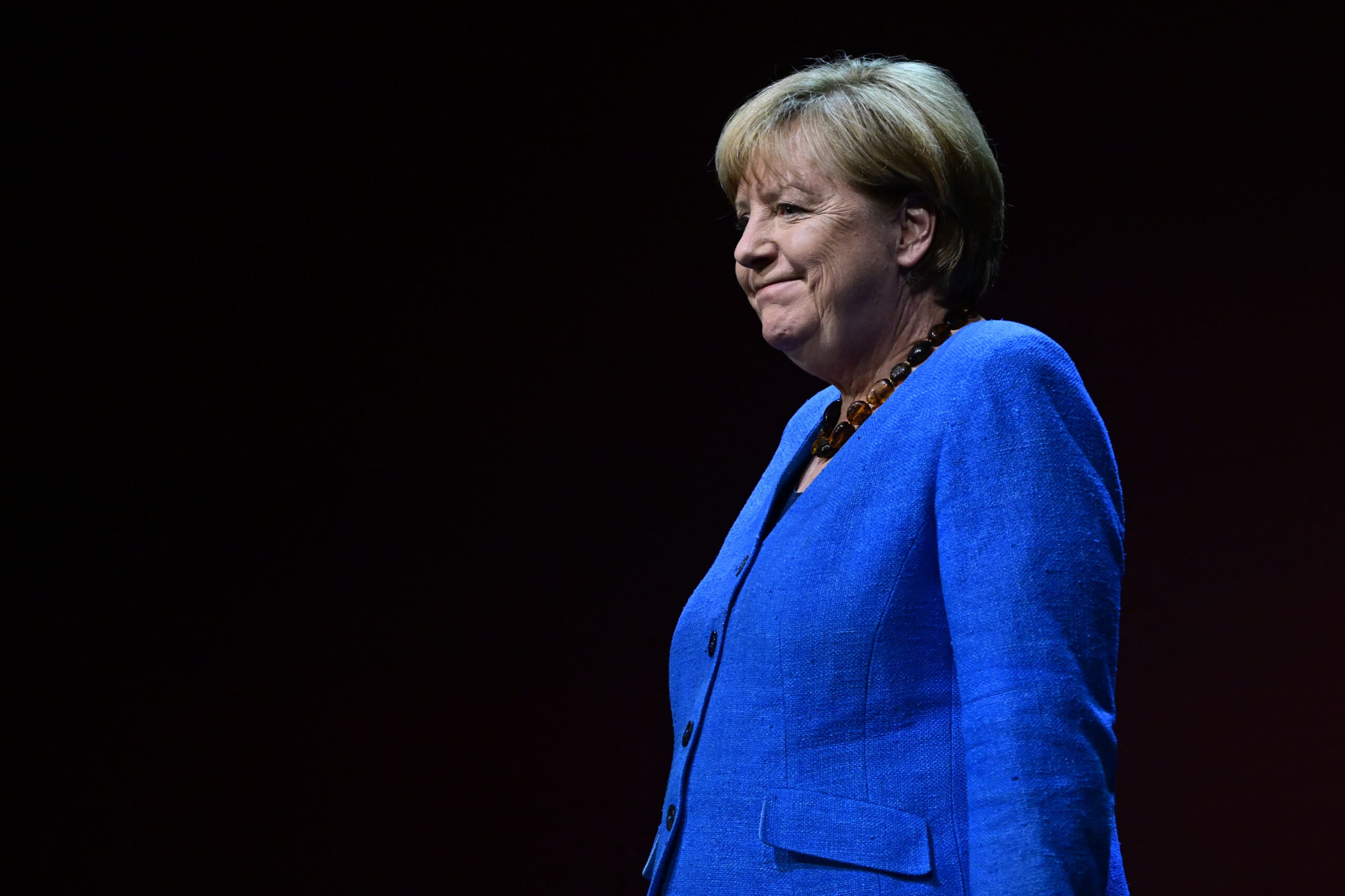 Angela Merkel bei ihrem erstem lang ersehnten TV-Auftritt als Altbundeskanzlerin.