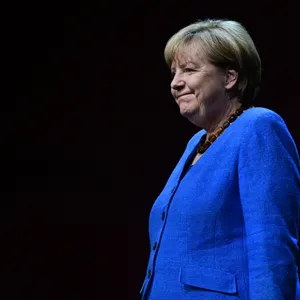 Angela Merkel bei ihrem erstem lang ersehnten TV-Auftritt als Altbundeskanzlerin.