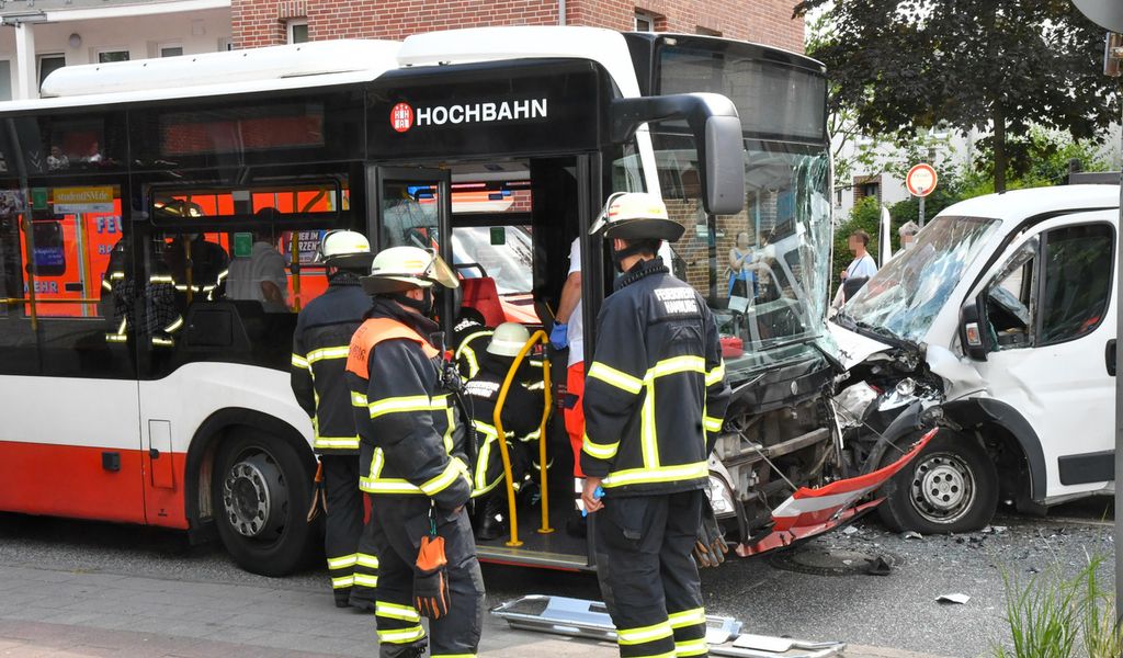 In Billstedt kam es am Donnerstag zu einem Verkehrsunfall.