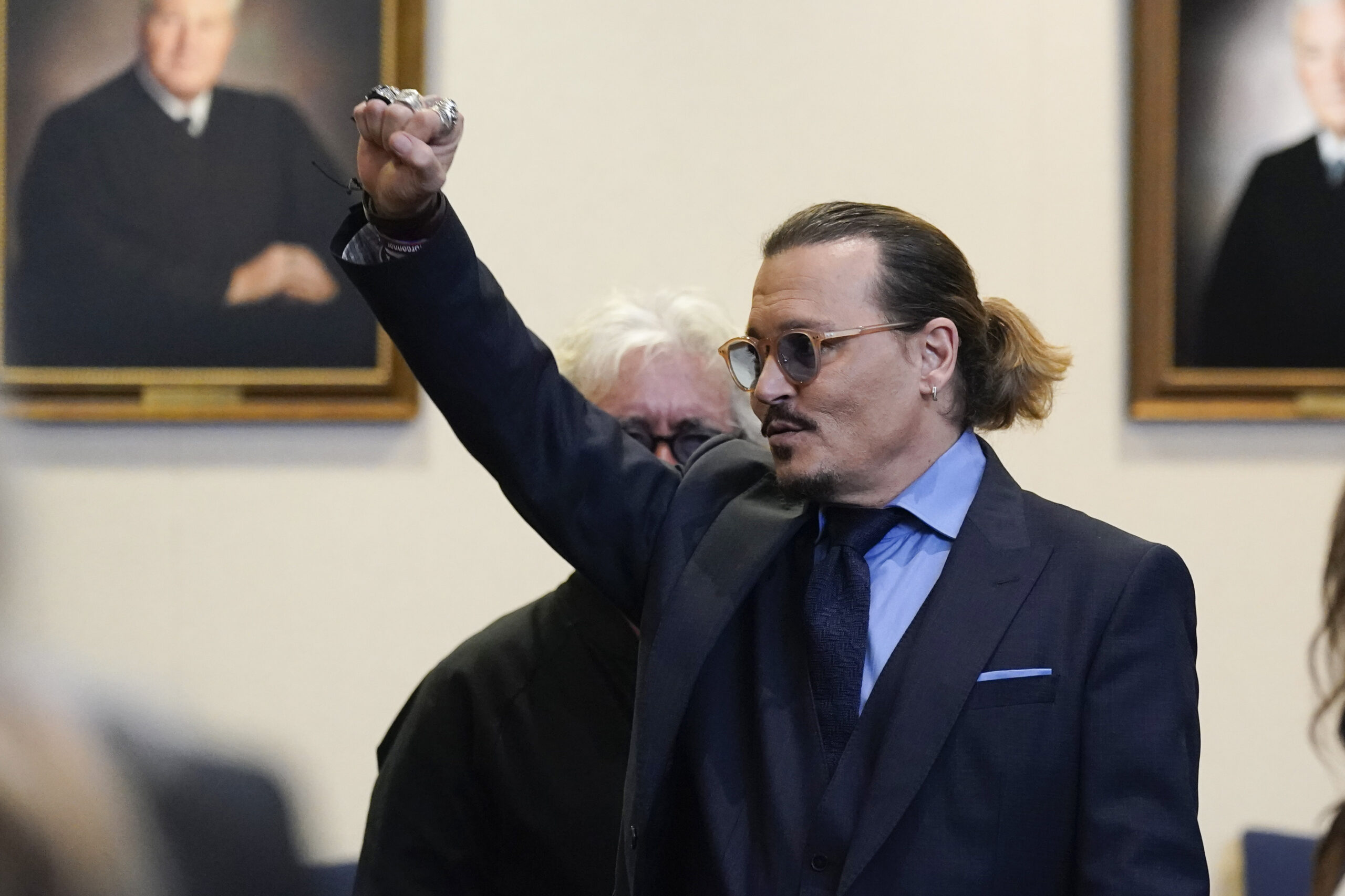 Johnny Depp gibt sich schon vor der Urteilsverkündung siegesgewiss (Foto vom 27. Mai).
