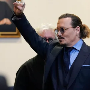 Johnny Depp gibt sich schon vor der Urteilsverkündung siegesgewiss (Foto vom 27. Mai).