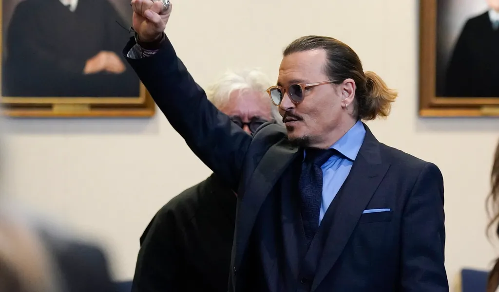 Johnny Depp gibt sich schon vor der Urteilsverkündung siegesgewiss (Foto vom 27. Mai).